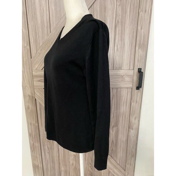 One day black size 46, Silk and cashmere sweater - Picture 4 of 7